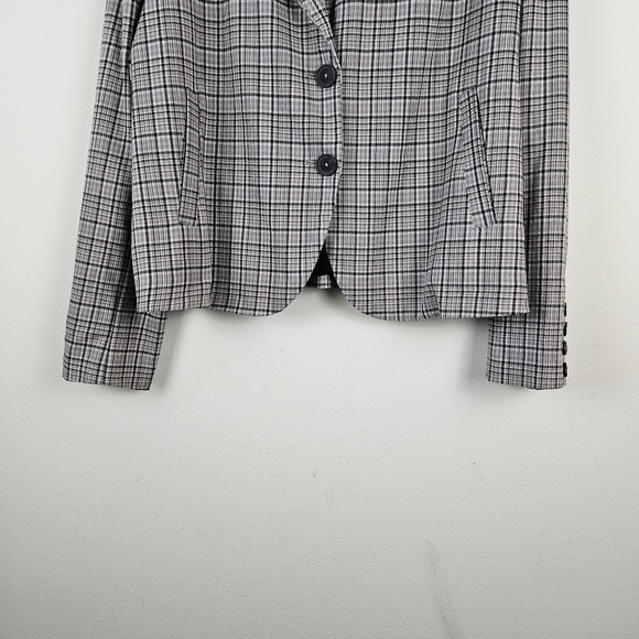 We The Free Free People Cali Boxy Blazer in Neutral Combo Size Medium - Picture 4 of 10